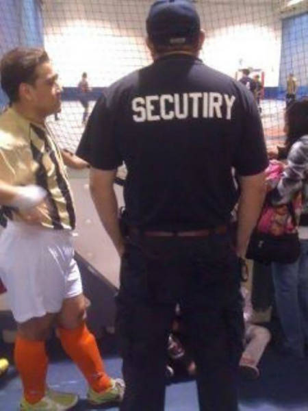 security guard fail - Secutiry