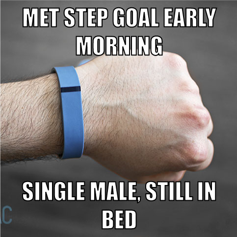 funny hand - Met Step Goal Early Morning Single Male, Still In Bed