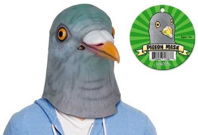 funny pigeon mask - Pigeon Mask Camr