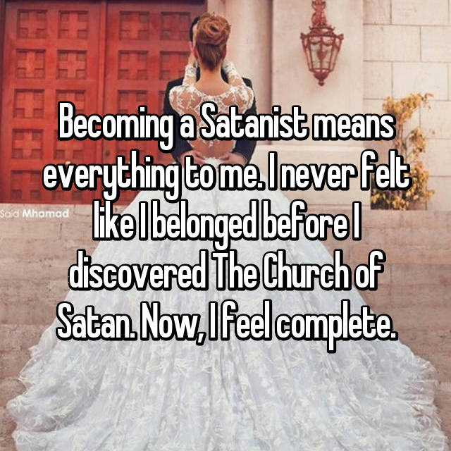 teen pregnancy whisper - Said Mhamad Becoming a Satanist means everything tome. Inever felt lbelonged beforel discovered The Church of Satan. Now,lfeel complete.