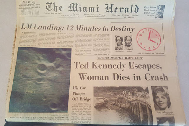 “Moon landing, plus Kennedy news”