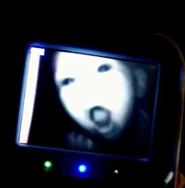 “Wife and I woke up to this on the baby monitor.”