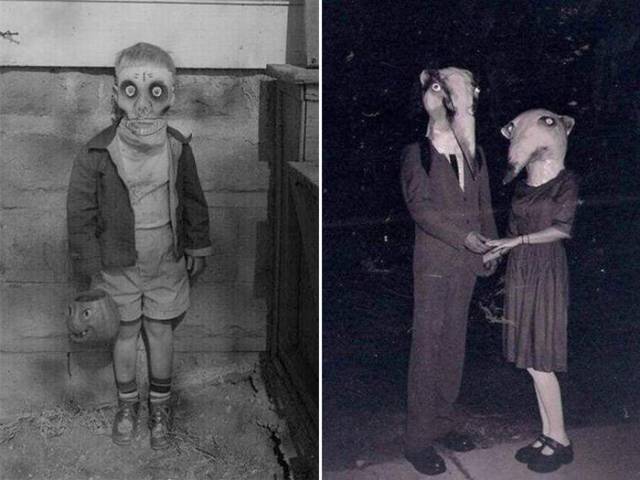 20 Frightening Vintage Macabre Images Of Halloween