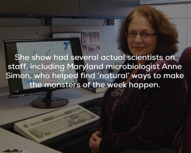 anne simon umd - She show had several actual scientists on staff, including Maryland microbiologist Anne Simon, who helped find 'natural ways to make the monsters of the week happen.