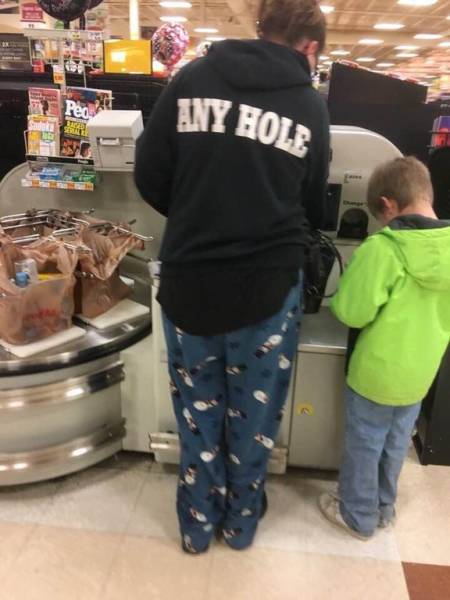 trashy people at walmart