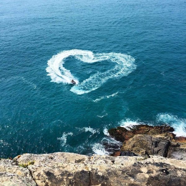 nature wave heart