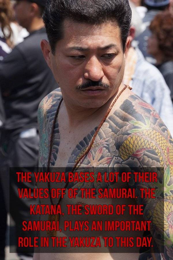 The Yakuza Bases A Lot Of Their Values Off Of The Samurai. The Katana, The Sword Of The Samurai, Plays An Important Role In The Yakuza To This Day.