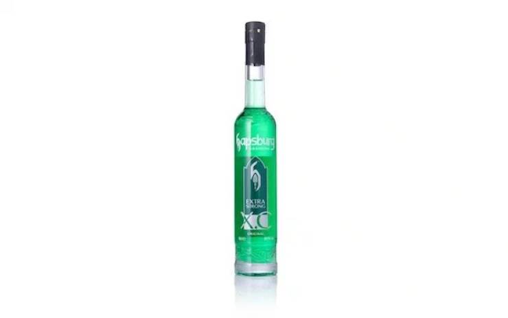 Hapsburg Gold Label Premium Reserve Absinthe

179 Proof, 89.9% alcohol.

Made in the Czech Republic.