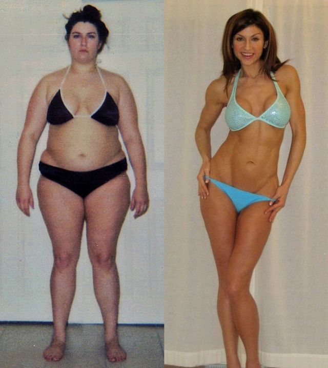 body transformation women fit body before and after