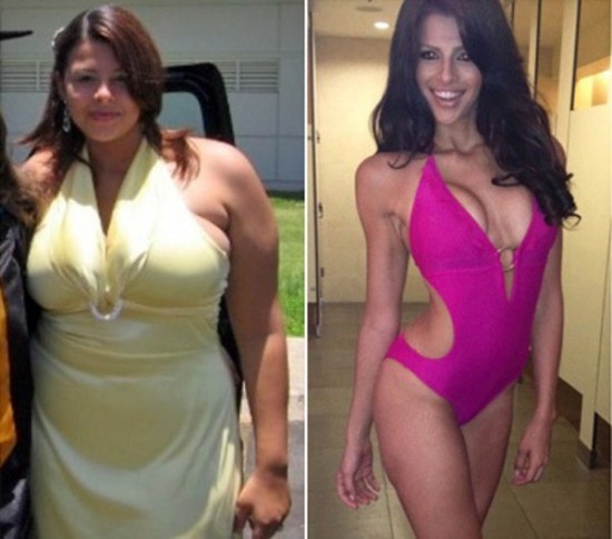 body transformation girls who lost weight