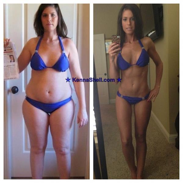 body transformation fat to skinny before and after - KennaShell.com
