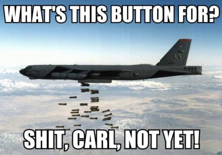 stfu carl - What'S This Button For? Shit, Carl, Not Yet!