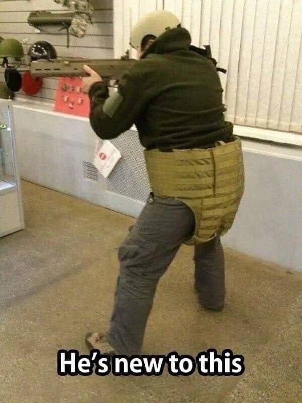tactical diaper - He's new to this