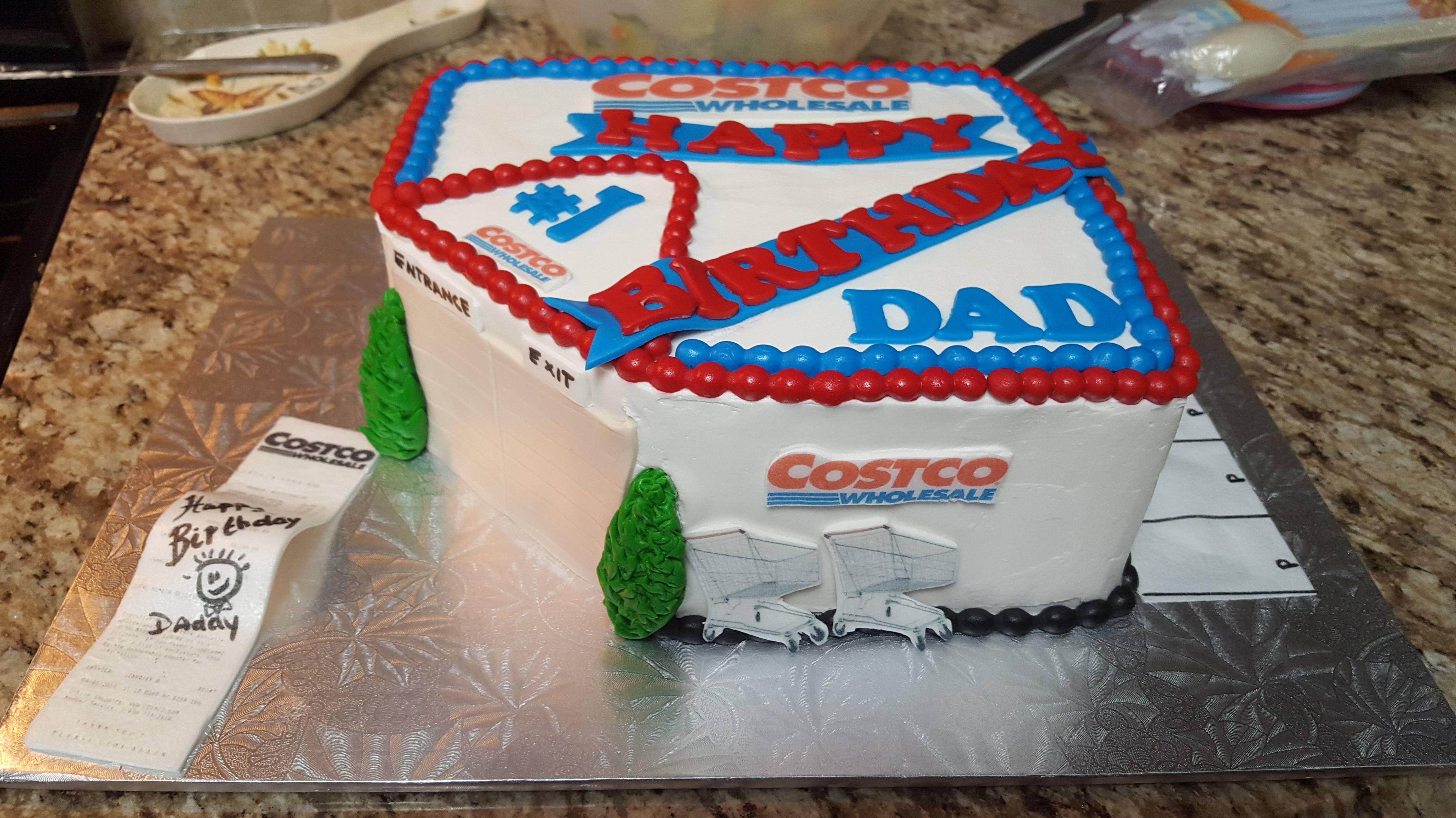 costco birthday cake dad