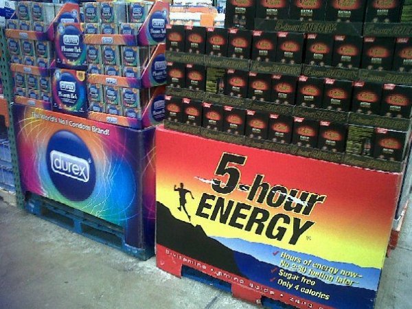5 hour energy - 10 D www C The words Cordom Brand. durex hour Energy Worvino. Hours of energy now No 240 feeung later Sugar free Only 4 calories inside