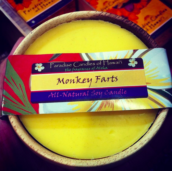 practice makes perfect - Paradise Candles of Hawai'i the fragrance of Mleka Monkey Farts HlNatural Soy Candle