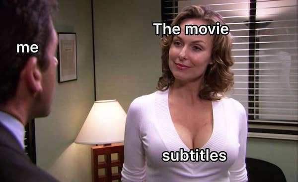 me movie subtitles meme - The movie me subtitles