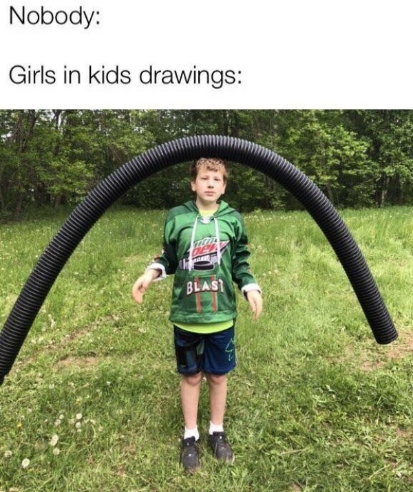 girls in kids drawings meme - Nobody Girls in kids drawings Blast