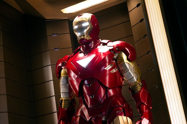 Mark Six with the redesigned with a triangular chest repulsor in both Iron Man 2 and The Avengers.