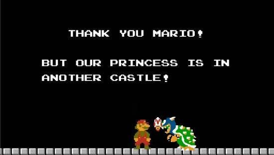 Sorry Mario :