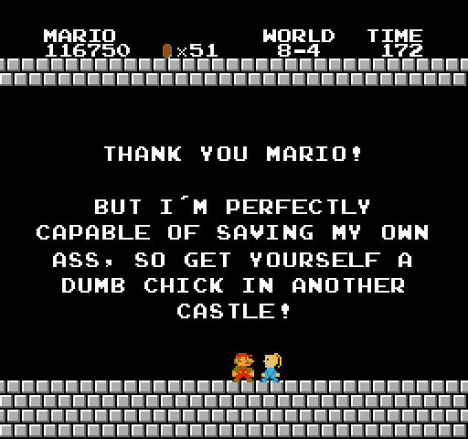 Sorry Mario :