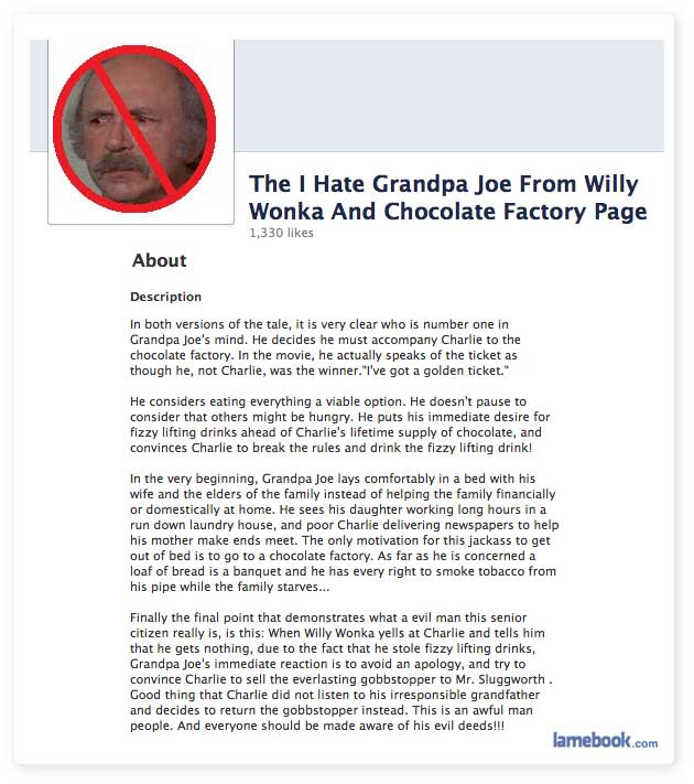 Grandpa Joe was really a criminal