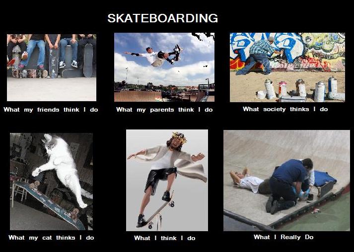 Skateboarding Meme