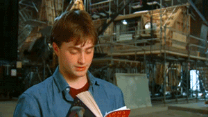 When you’re daydreaming while reading and have to read the page again