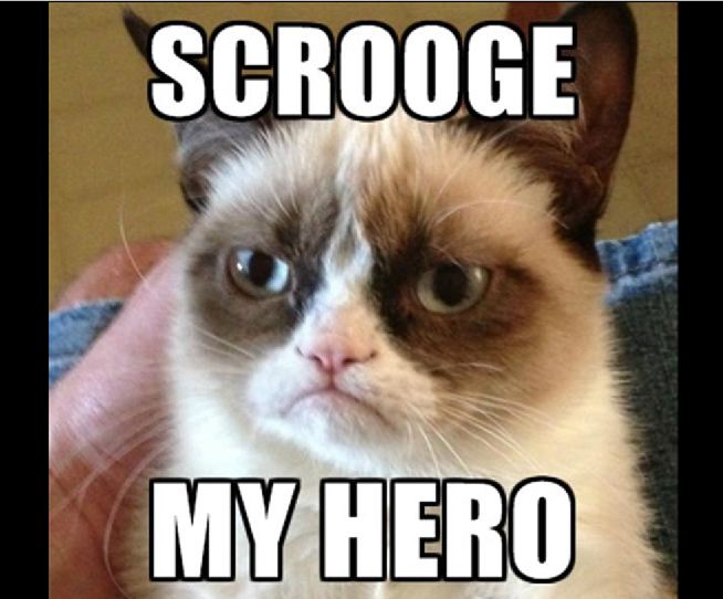 Grumpy Cat grumpy cat snow day - Scrooge My Hero