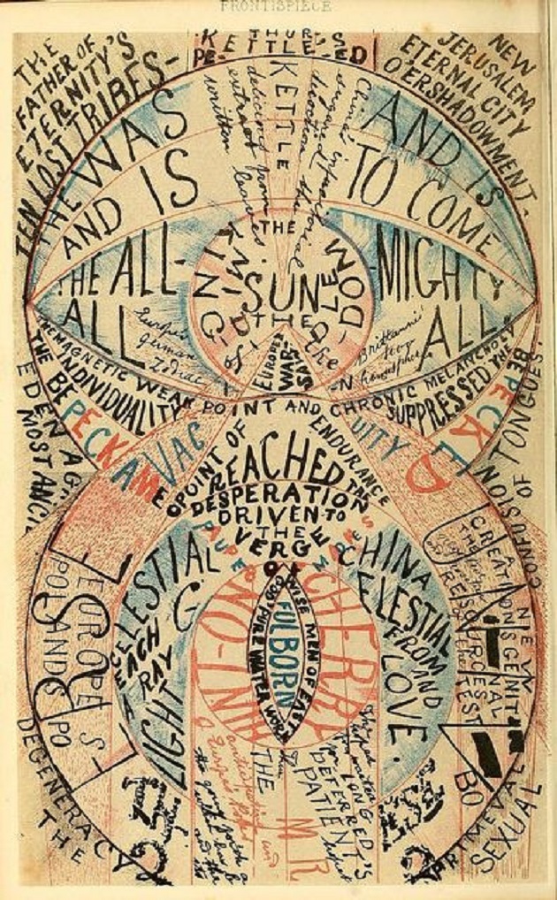 The diagrammatic writings of an asylum patient, 1870