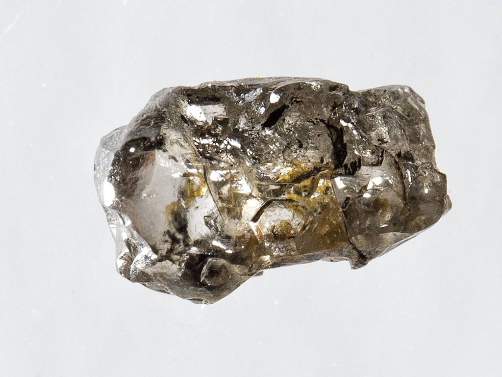 Diamond, discovered in March 2014This rare diamond that survived a trip from deep within the Earth's interior confirmed that there is an oceans worth of water beneath the planets crust