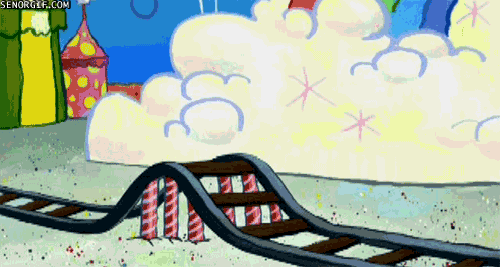 spongebob and patrick roller coaster gif - Senorge.Com
