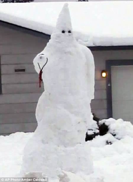 inappropriate snowmen