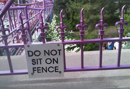 fence fails