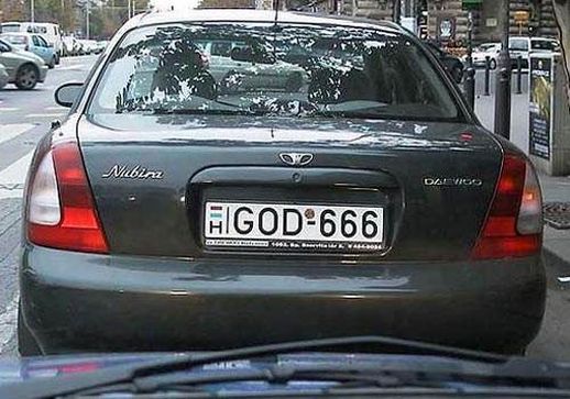2012 Funny License Plates