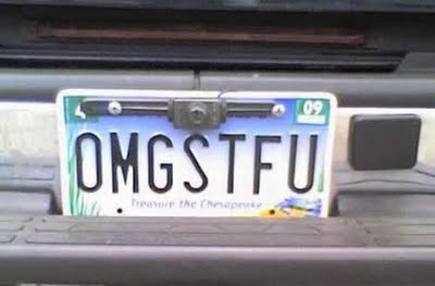 2012 Funny License Plates