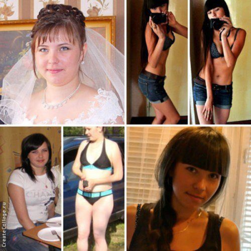 weight loss fat girl turns sexy - Create Collage.ru
