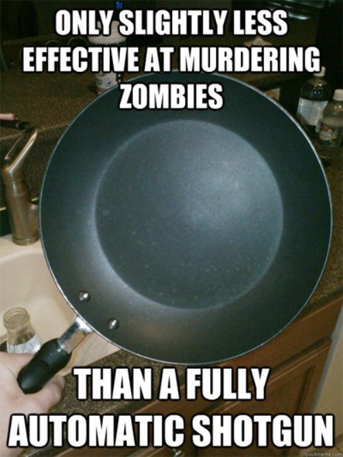 bad video game logic - Only Slightly Less Effective At Murdering Zombies Than A Fully Automatic Shotgun
