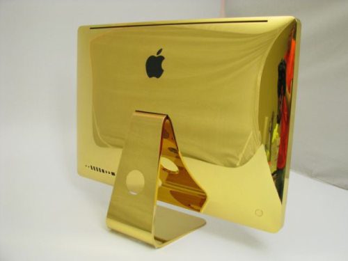 gold apple screen