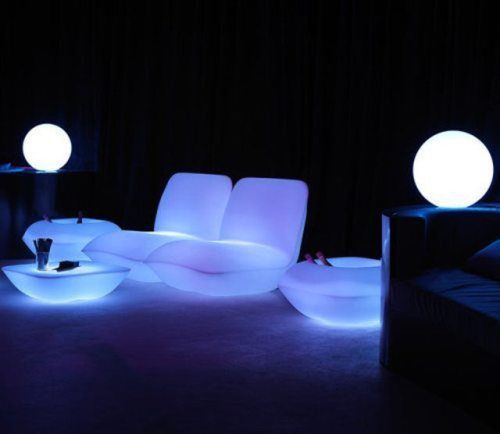 lighted patio furniture
