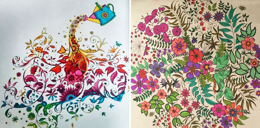 Artist's Adult Coloring Books Sell Over a Million Copies