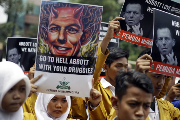 protest - Abbott Love Drugg Wet Abb Pemuda Muha Abbott Lo We Hate 3 Go To Hell Abbott With Your Druggies Pemuda M. Pemuda Muhammadiyah