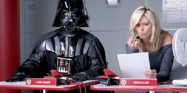 Star Wars prequels may have ruined Darth Vader's character in a way, but Target made it worse by making him a horny retail nerd.