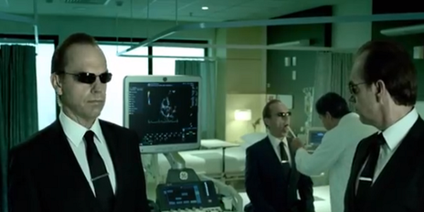 The Matrix's Agent Smith went from epitomizing evil into touting GE healthcare products.