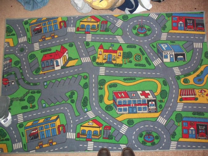 Take a good look at this rug.You probably had this rug in your room. Everyone had this rug in their room.

But I’m willing to bet you never played with it.