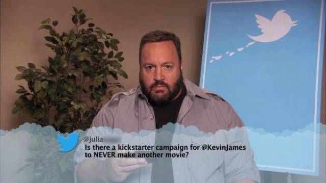 celebrity mean tweets - Is there a kickstarter campaign for to Never make another movie?
