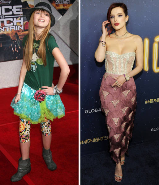 Bella Thorne (Shake It Up, 2010–2013)

Anabella Thorne is one of those girls who became popular thanks to Disney. At the age of 13, she started starring in the Shake It Up series and earned enough money for her entire family. Nowadays, Bella still takes part in different movies. Most recently, Bella has worked on Midnight Sun, a film she and Arnold Schwarzenegger’s son, Patrick both star in.
