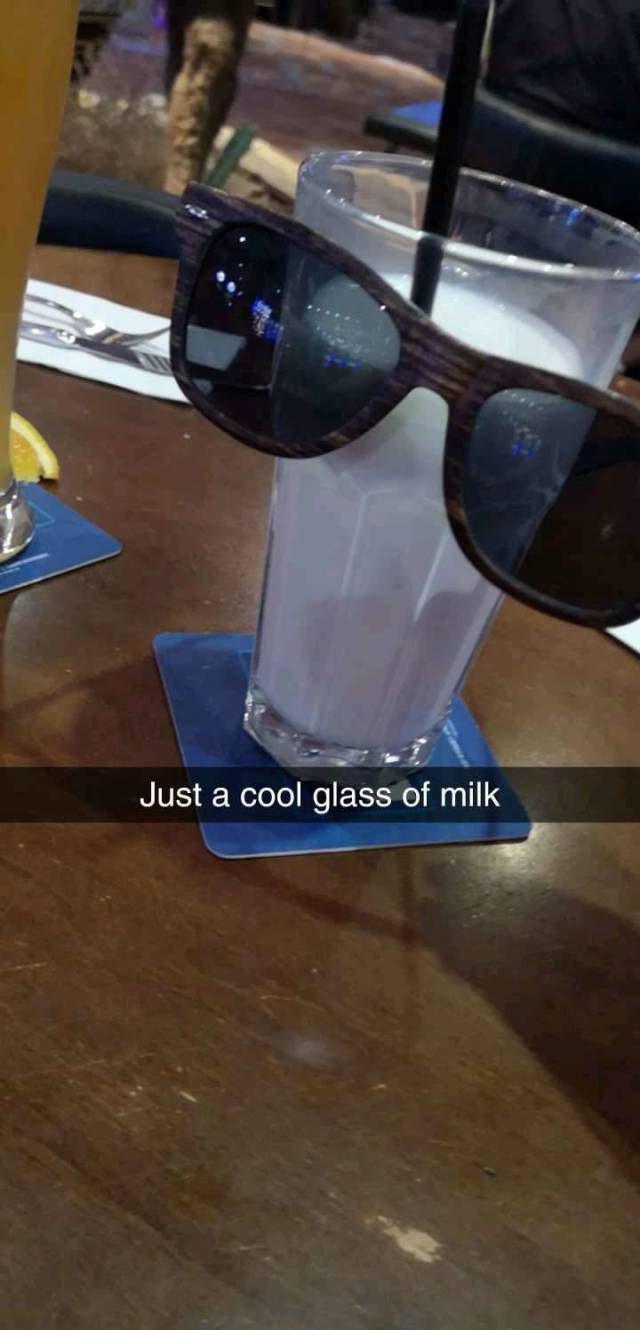 floor - Just a cool glass of milk