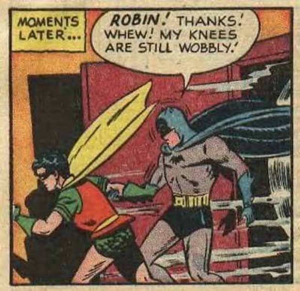 batman y robin gay - Moments Later... Robin. Thanks! Whew! My Knees Are Still Wobbly.'