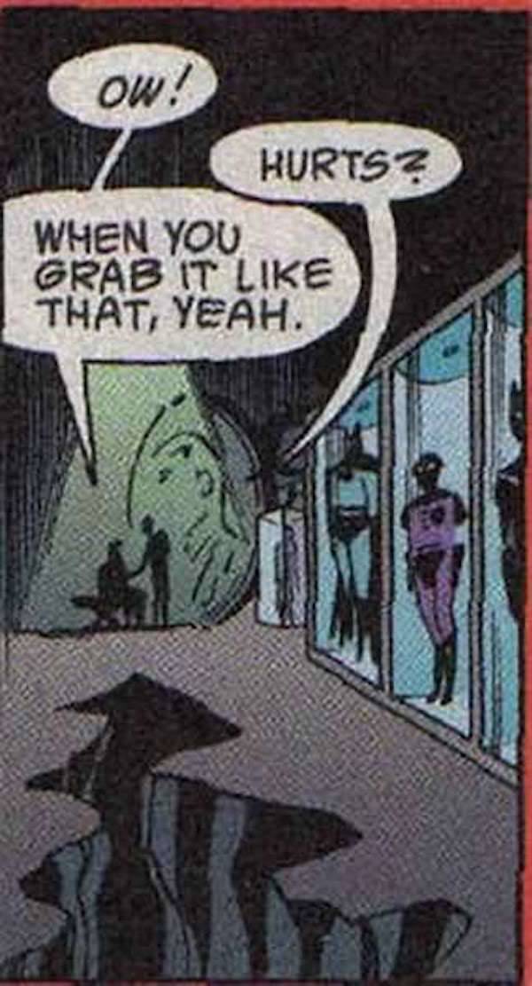 out of context comic book panels - Ow! Hurts? When You Grab It That, Yeah